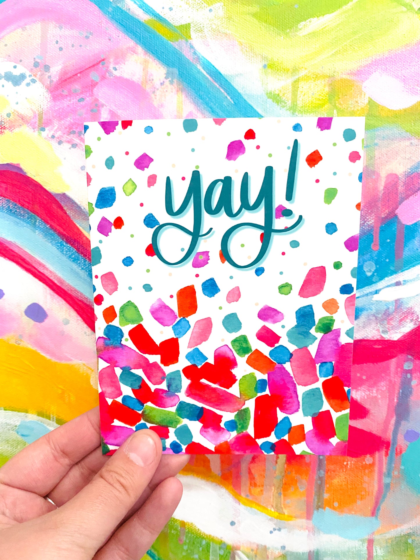 "Yay!" Card with Envelope