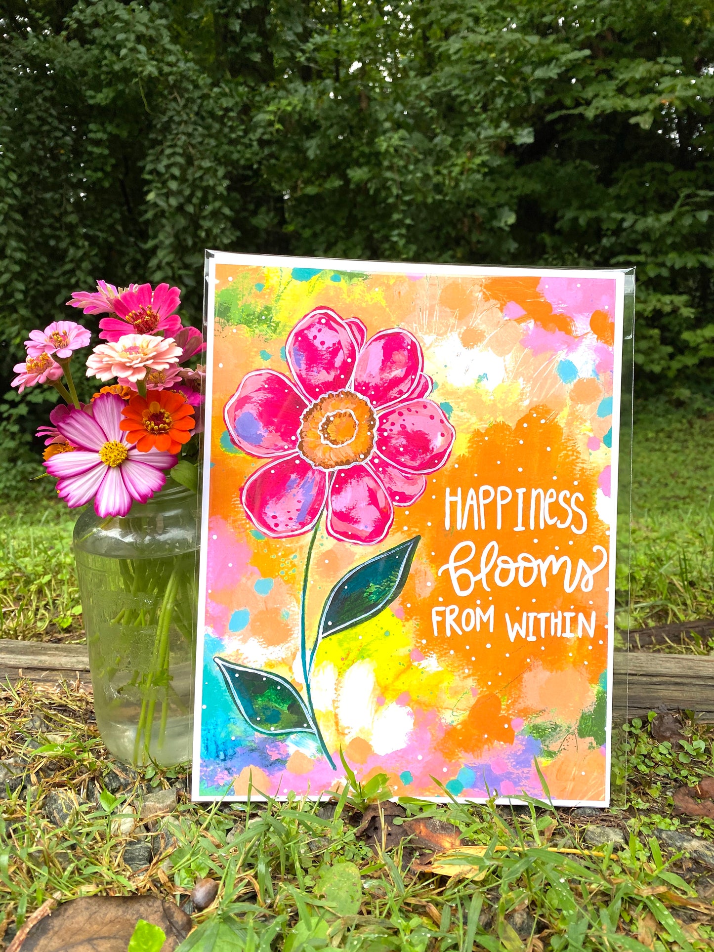 The Happiest Flower Bethany Joy Art Print