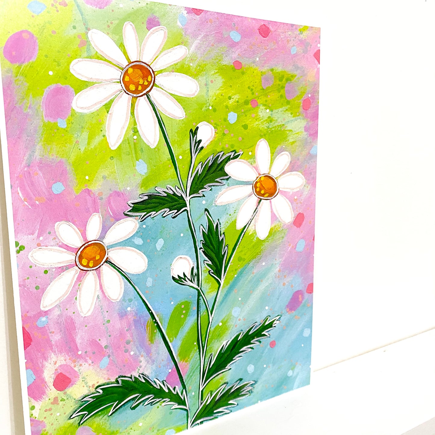 Daisies Floral Bethany Joy Art Print