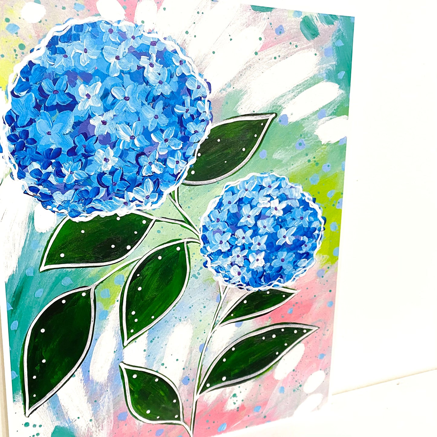 Hydrangeas Floral Bethany Joy Art Print