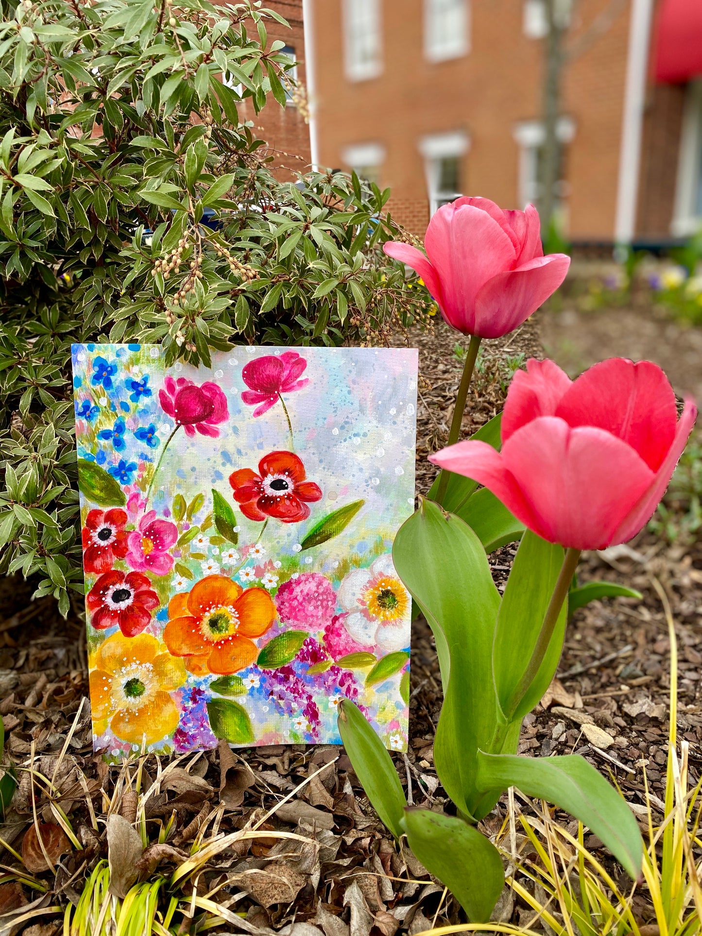 Bouquet of Peace 8.5x11 inch art print - Bethany Joy Art