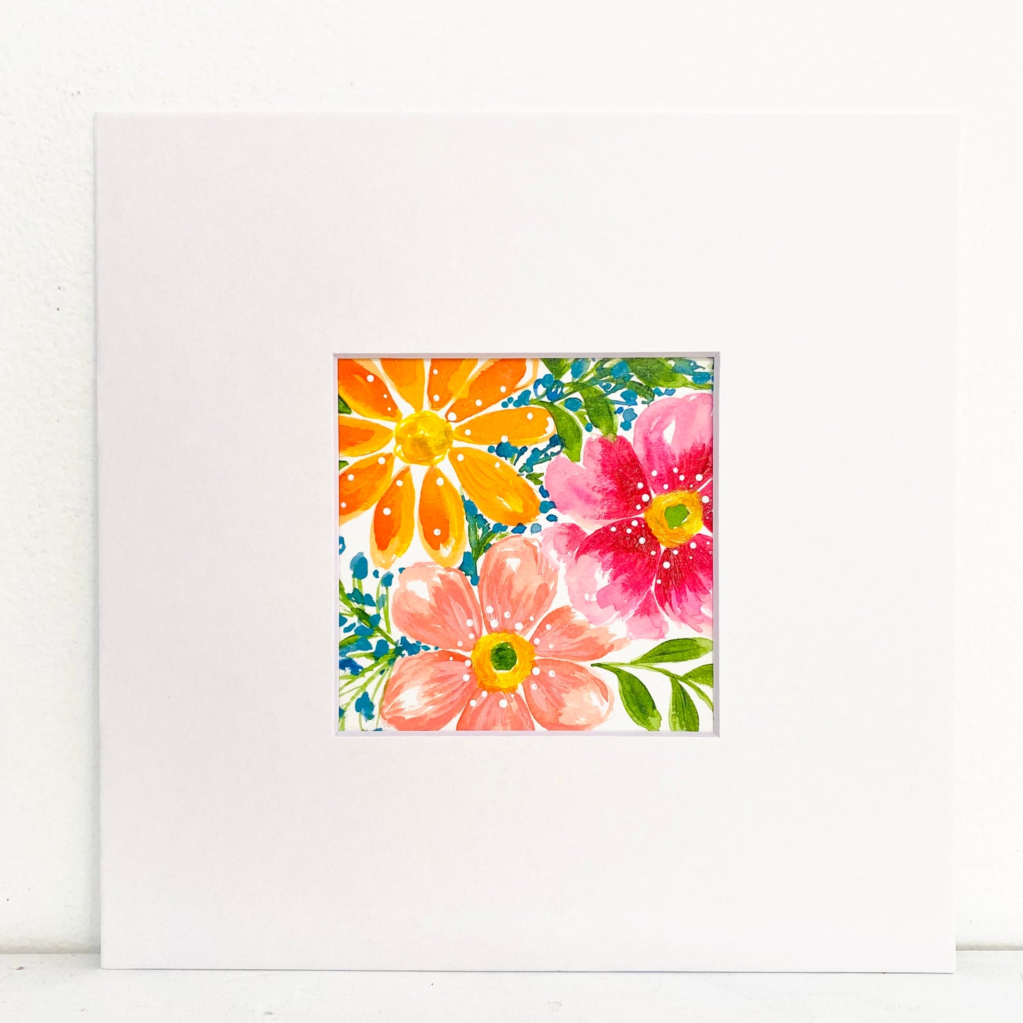 Day 23 of 28 February Flowers Original Painting