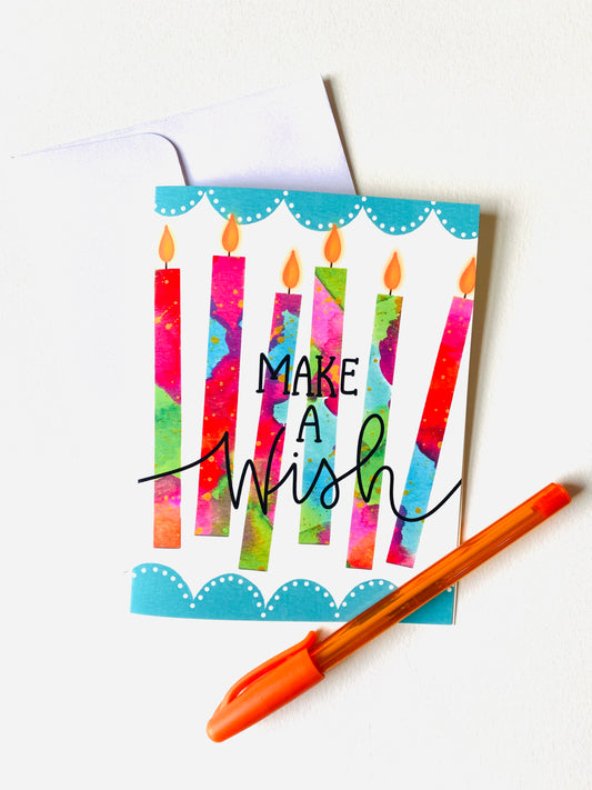 "Make a Wish" Card with Envelope