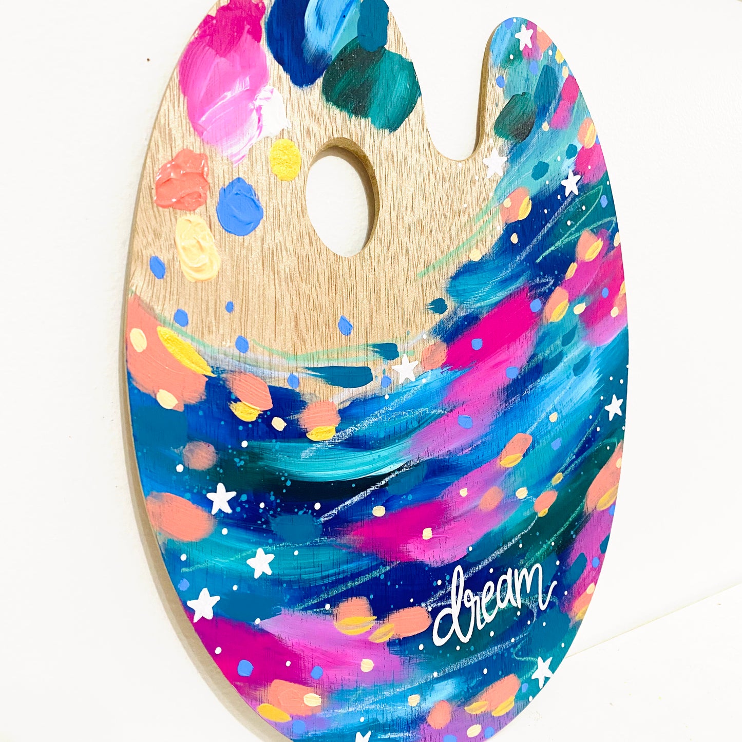 August 2022 Daily Paint Palette Painting Day 30 - Dream Stars
