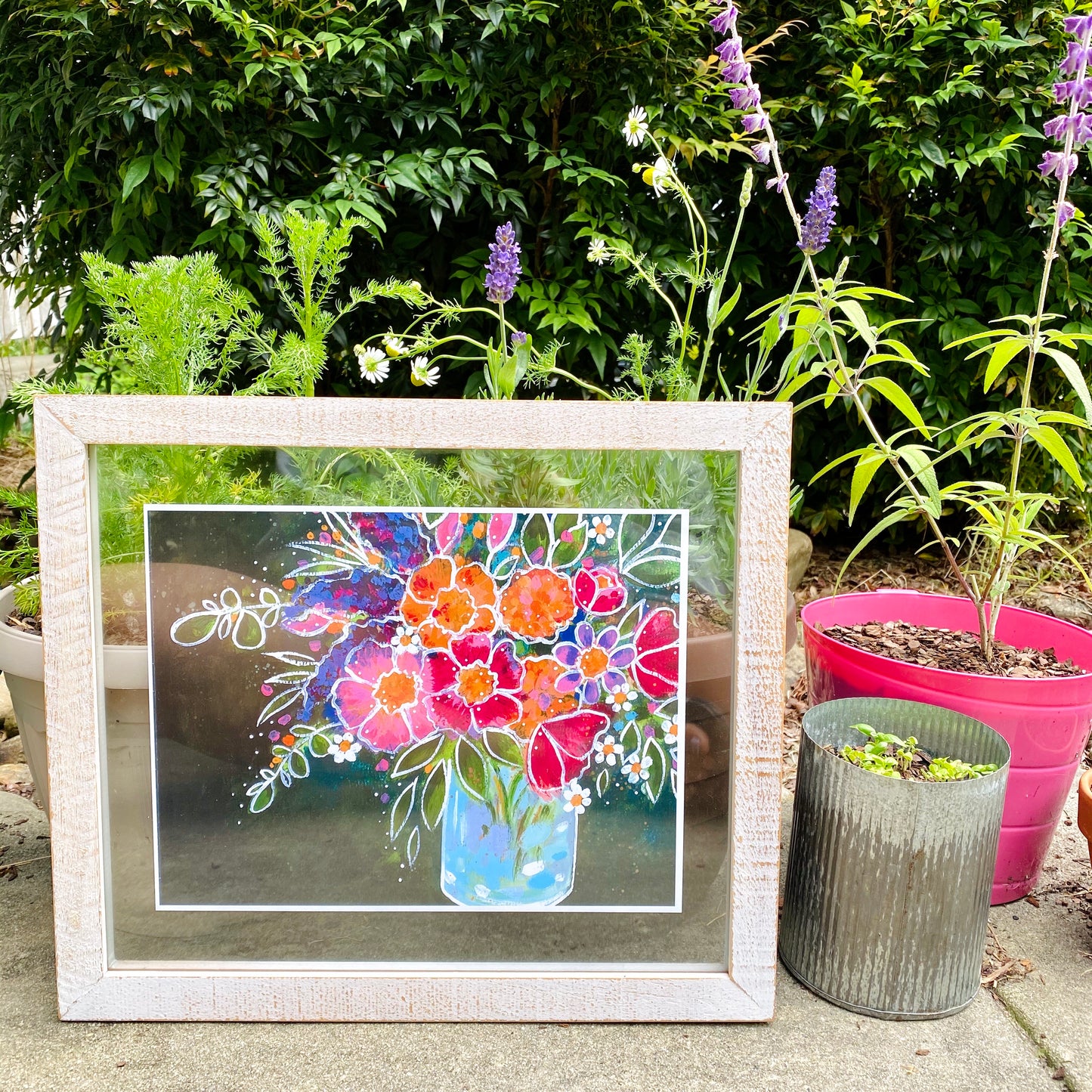 Farmhouse Floral Bethany Joy Art Print