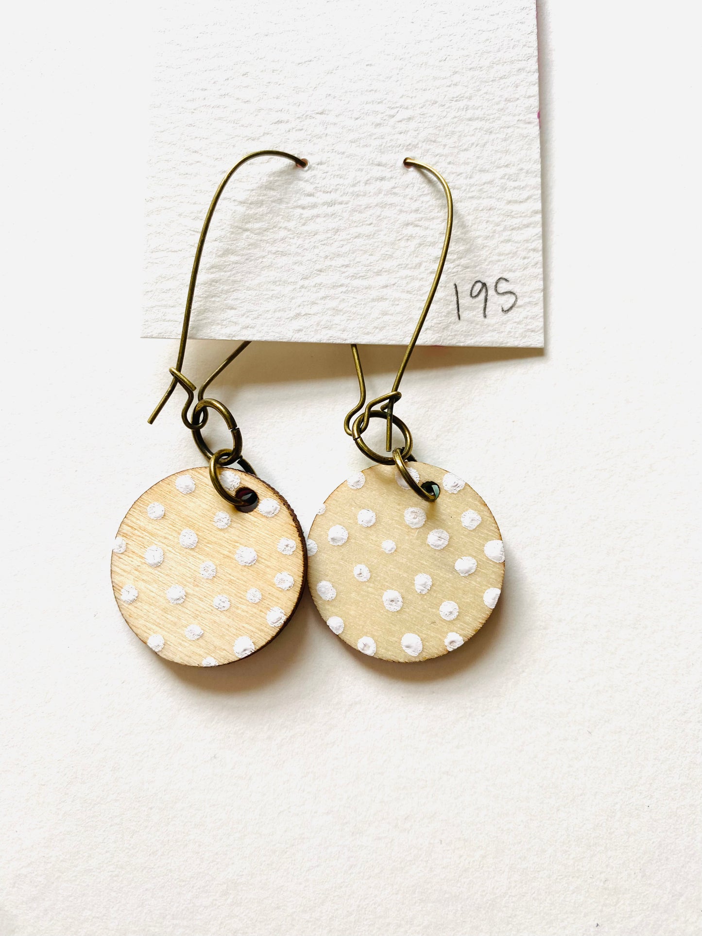 Colorful, Hand Painted Earrings 195