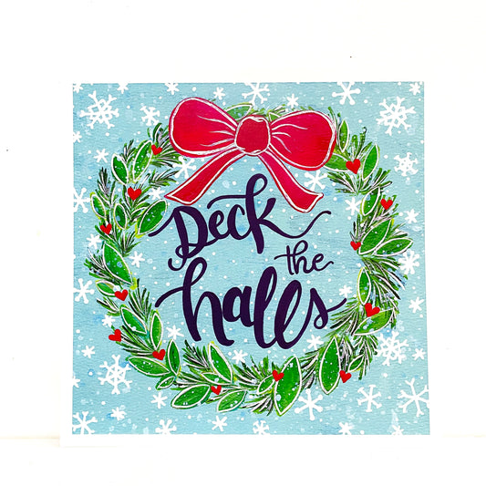 "Deck the Halls" Bethany Joy Holiday Art Print