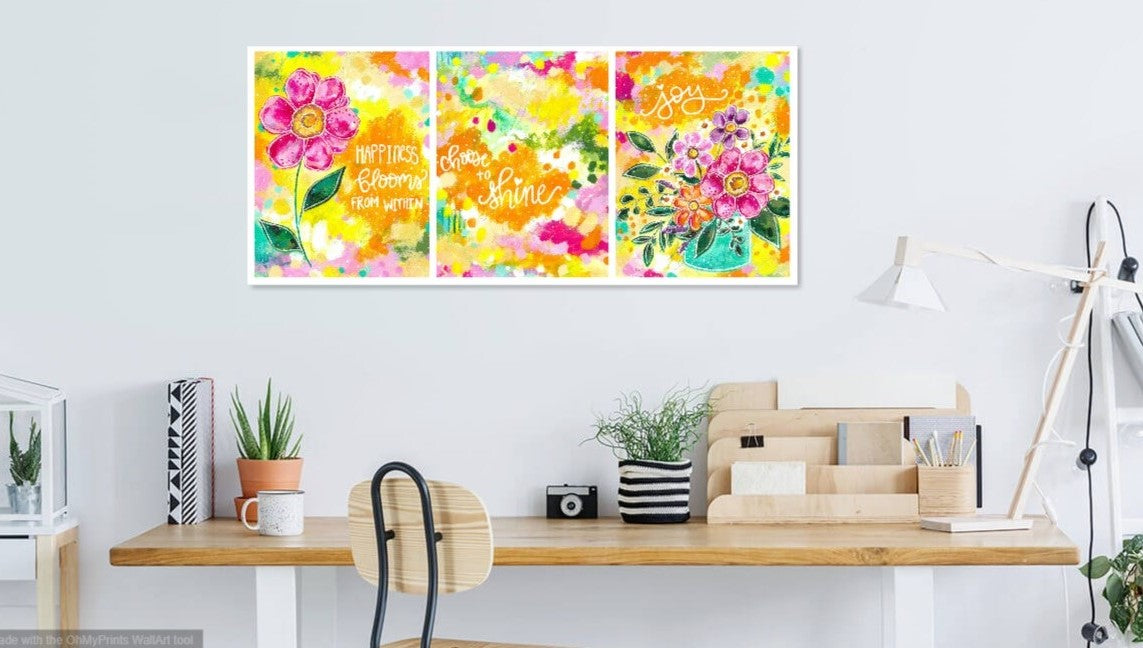 Sunshine Joy Bouquet Bethany Joy Art Print
