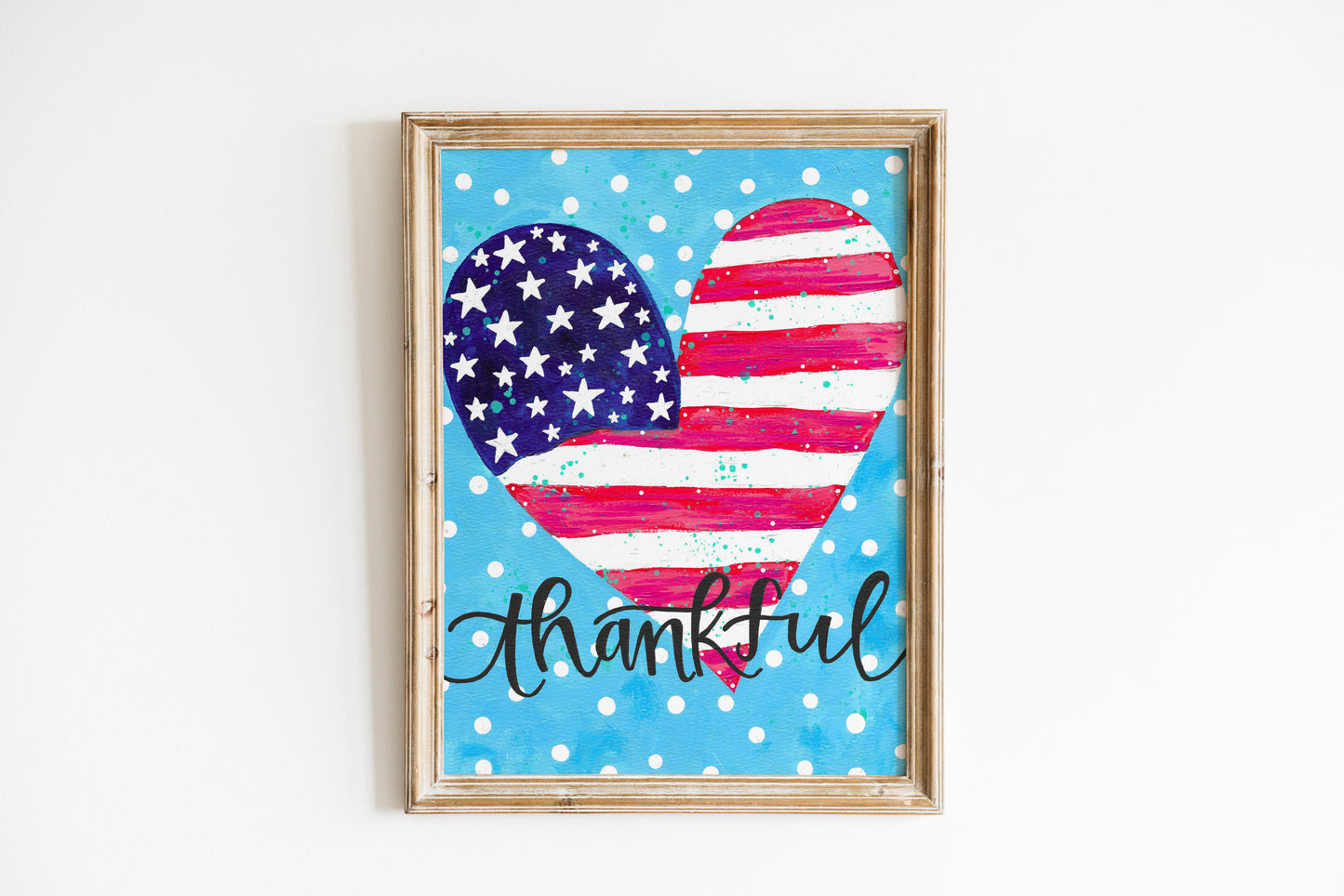 Thankful Heart Inspirational Bethany Joy Art Print