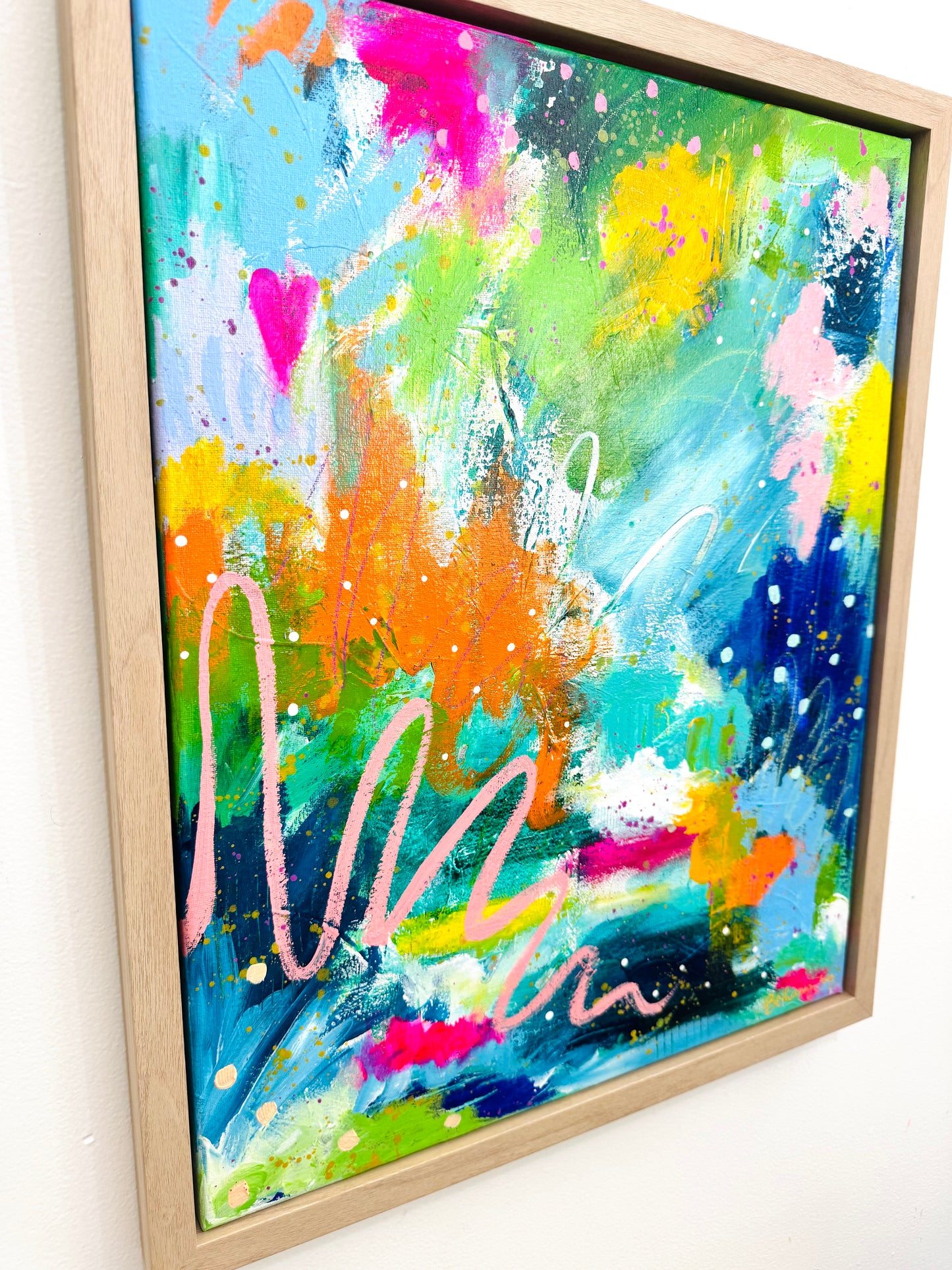 "Colors in the Waves" Original Painting #31 of 52 Weeks of Colorful Joy 2026