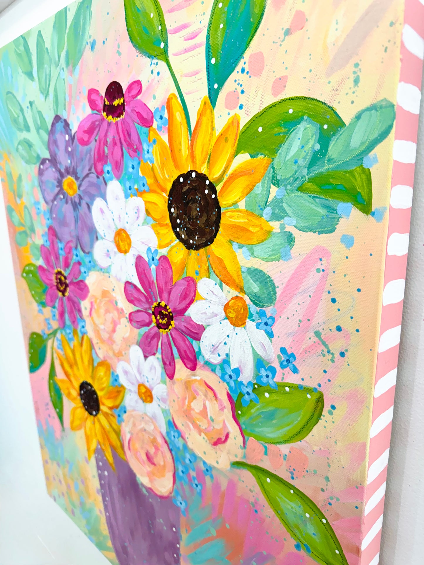 "Where Joy Grows" Original Painting #13 of 52 Weeks of Colorful Joy 2026
