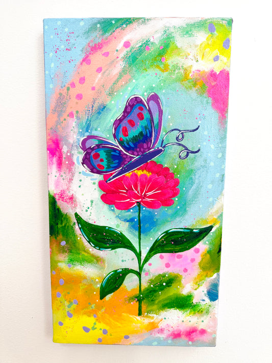 "Butterfly Daydream" Original Painting #12 of 52 Weeks of Colorful Joy 2026