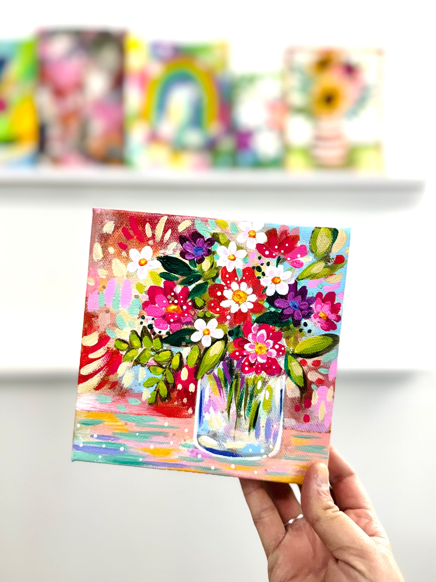 "Time to Bloom" Original Painting #4 of 52 Weeks of Colorful Joy 2026