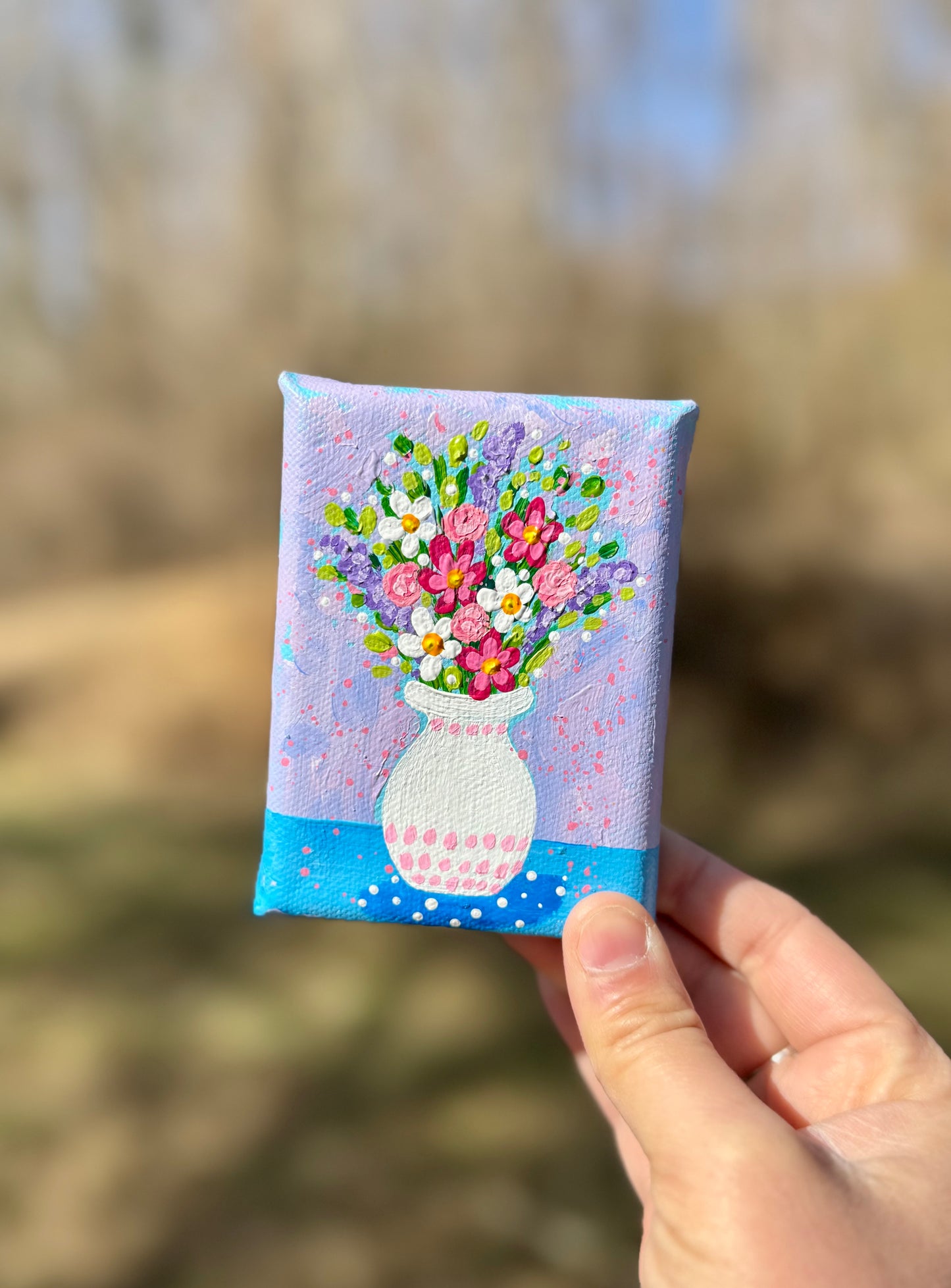 Floral Bouquet Mini Canvas 16