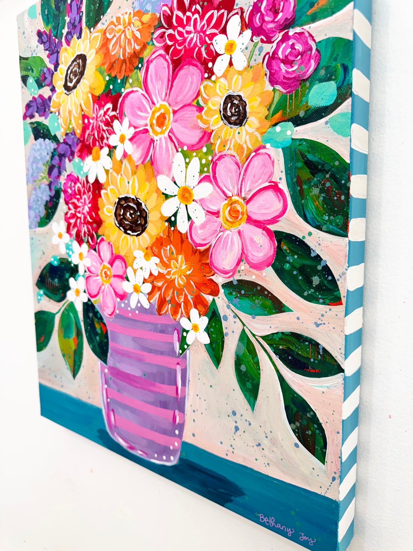 "Gathered in Color" Original Painting #26 of 52 Weeks of Colorful Joy 2026
