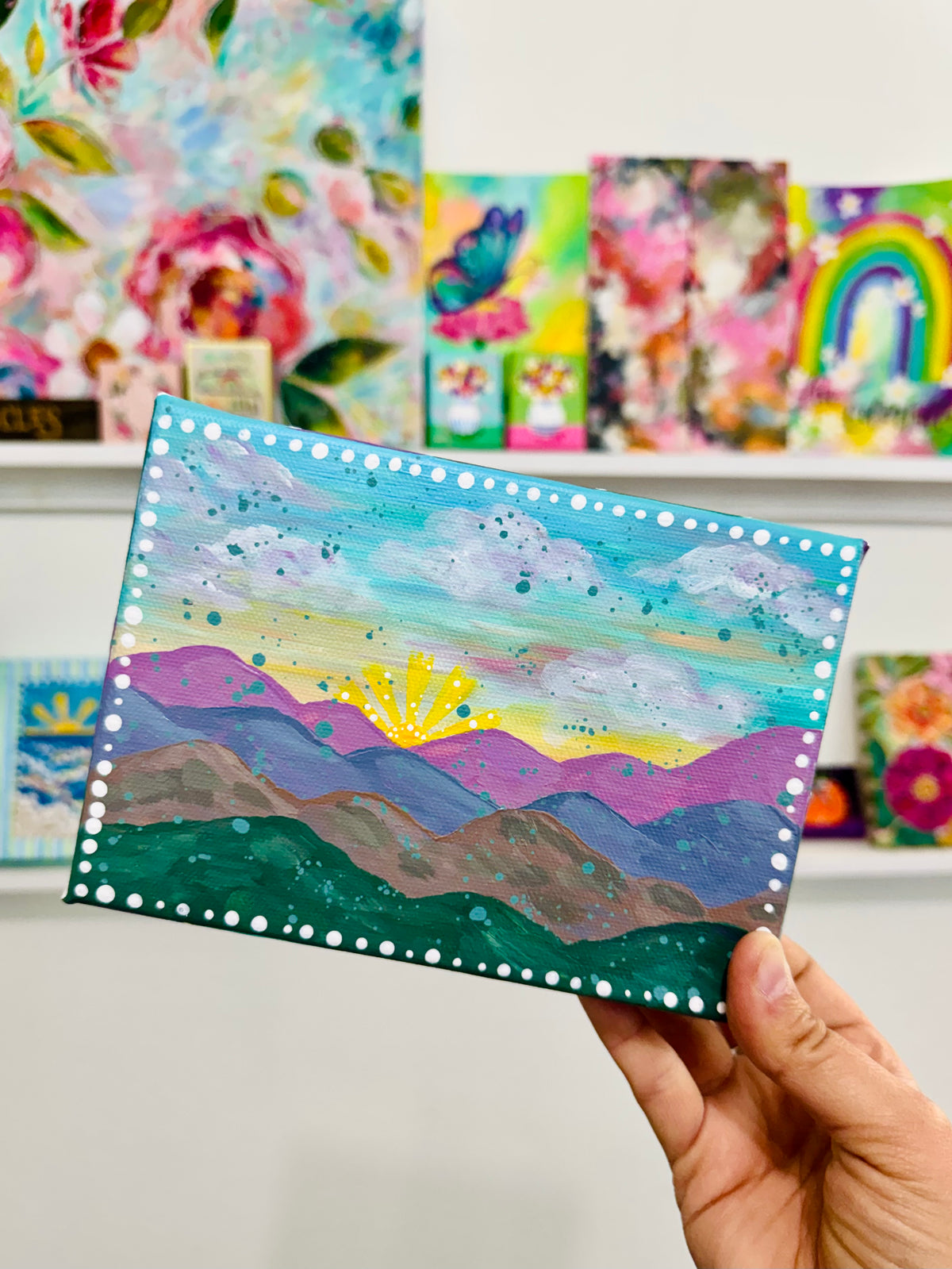 "Autumn in the Mountains" Original Painting #43 of 52 Weeks of Colorful Joy 2026