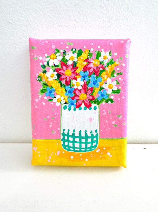 Floral Bouquet Mini Canvas 28