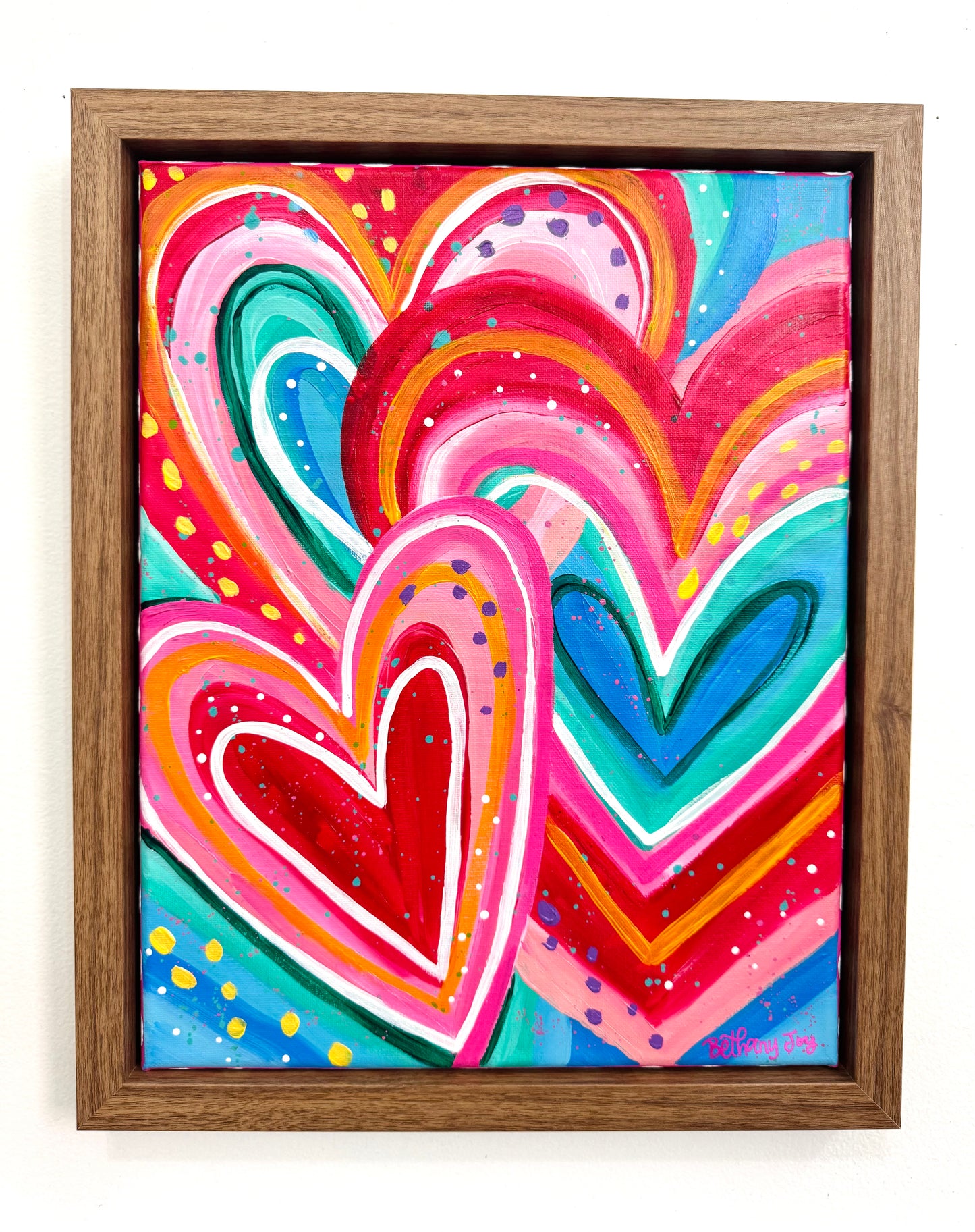 "All the Love" Original Painting #6 of 52 Weeks of Colorful Joy 2026