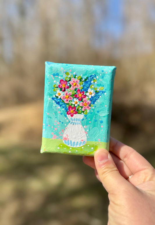 Floral Bouquet Mini Canvas 15