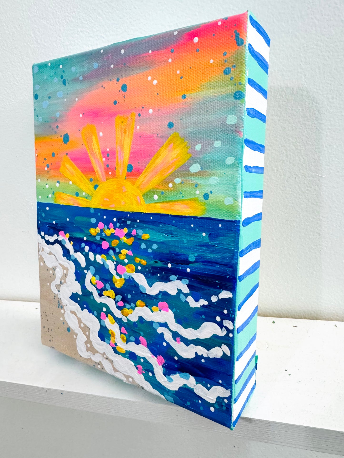 "Sunrays for Days" Original Painting #15 of 52 Weeks of Colorful Joy 2026
