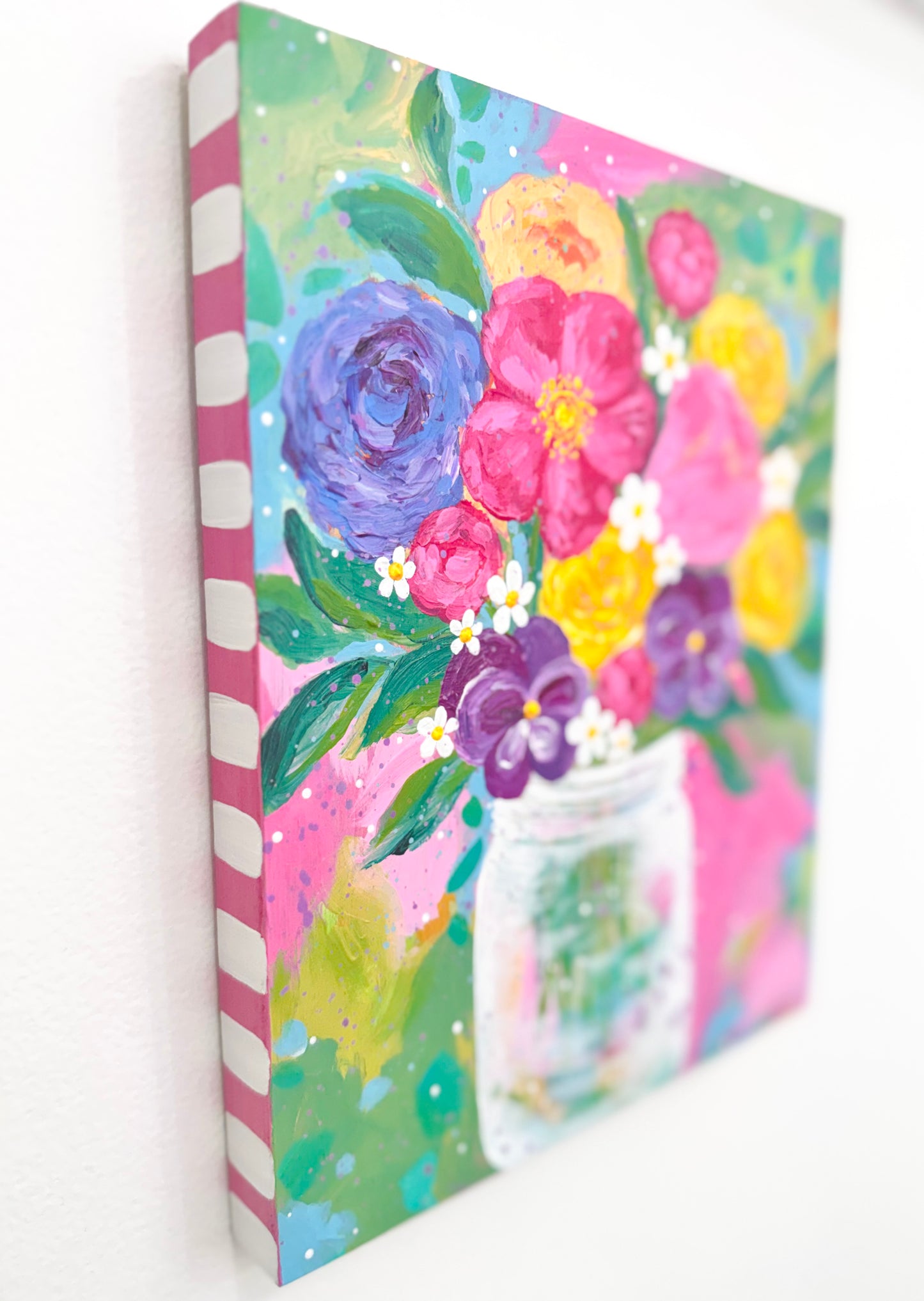 "Freshly Gathered" Original Painting #18 of 52 Weeks of Colorful Joy 2026