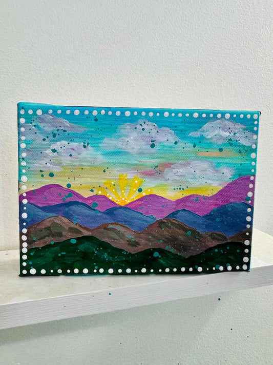 "Autumn in the Mountains" Original Painting #43 of 52 Weeks of Colorful Joy 2026