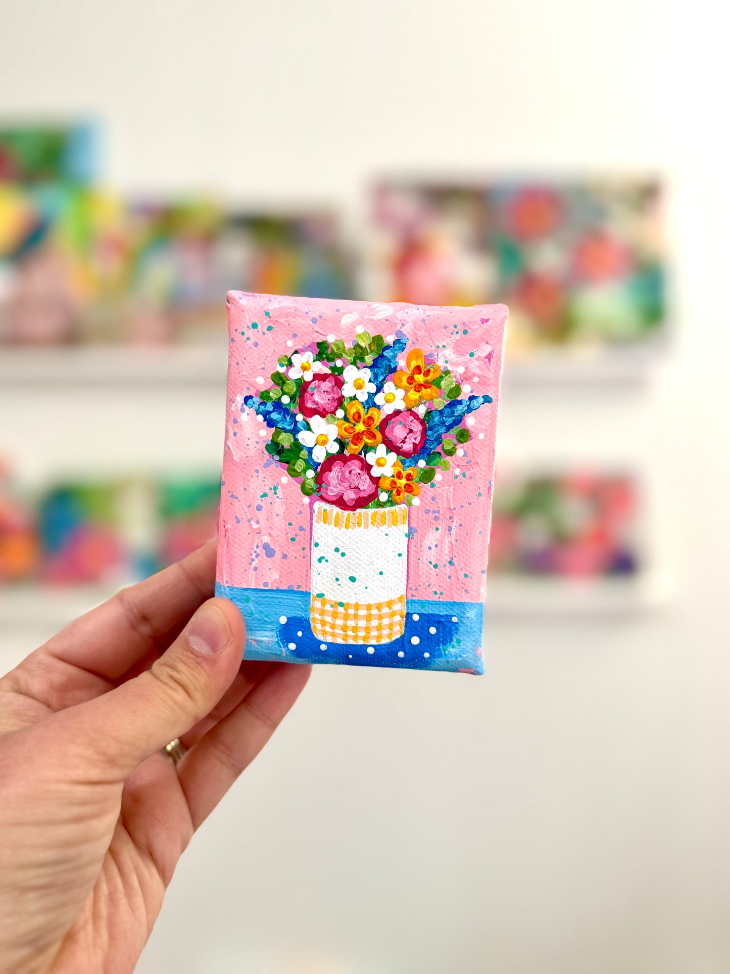 Floral Bouquet Mini Canvas 12