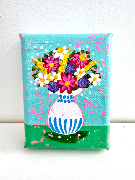 Floral Bouquet Mini Canvas 31
