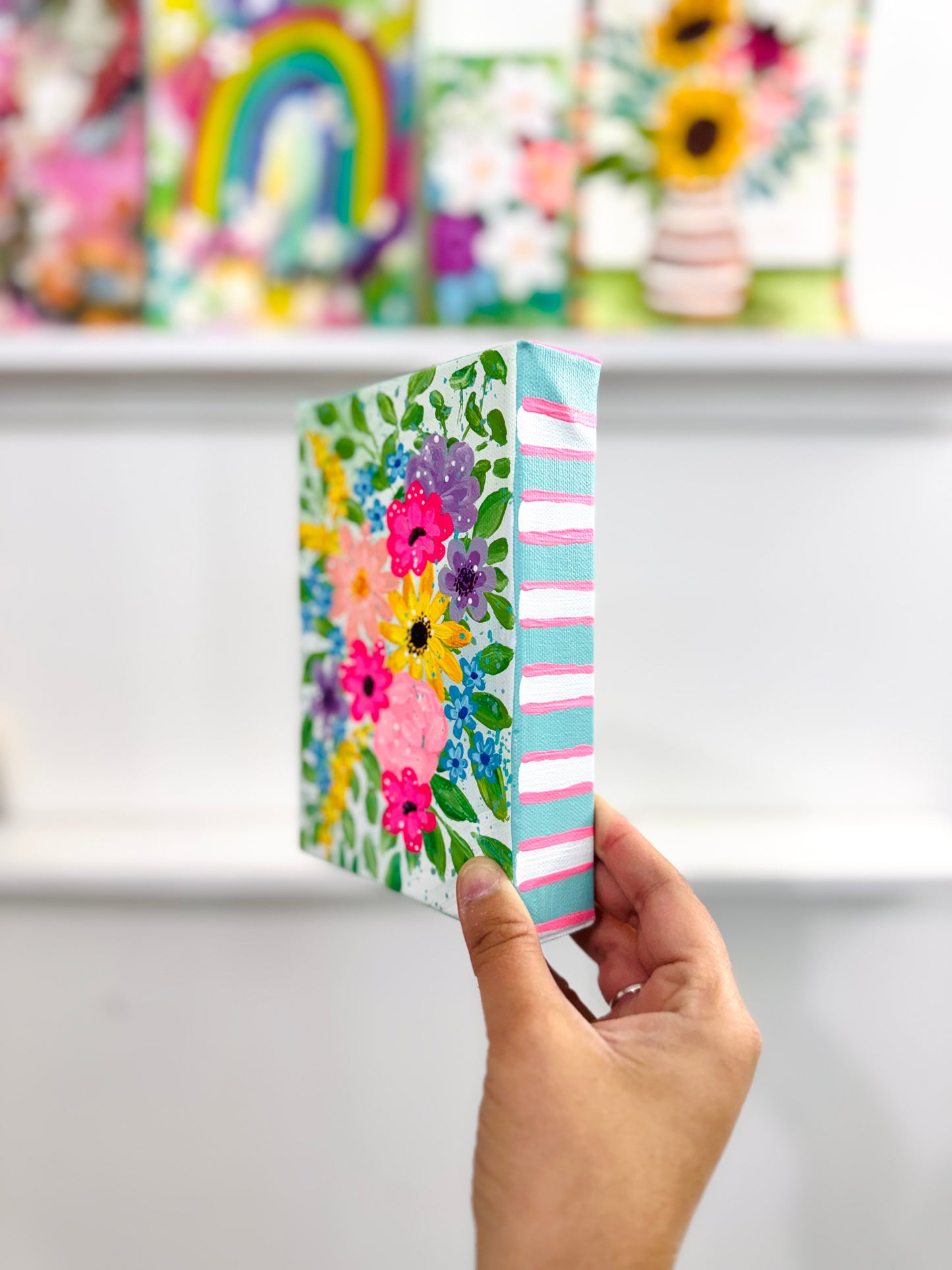 "Petal Daydream" Original Painting #14 of 52 Weeks of Colorful Joy 2026