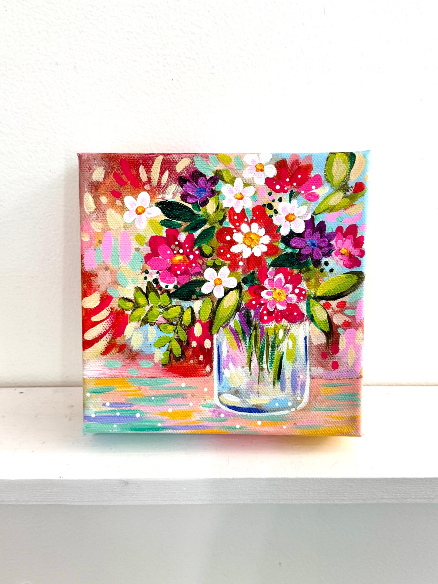 "Time to Bloom" Original Painting #4 of 52 Weeks of Colorful Joy 2026