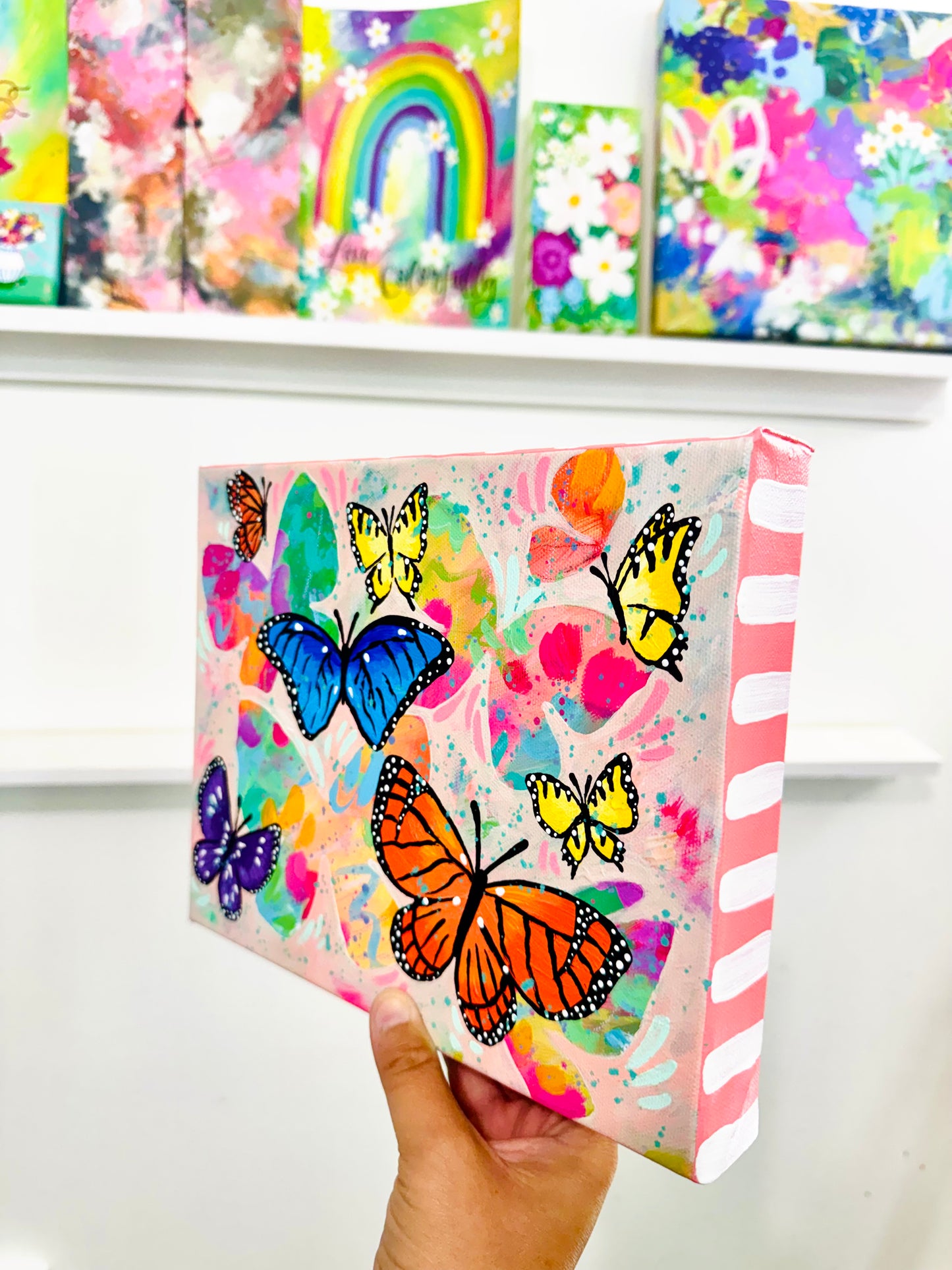 "Butterfly Dreams" Original Painting #35 of 52 Weeks of Colorful Joy 2026
