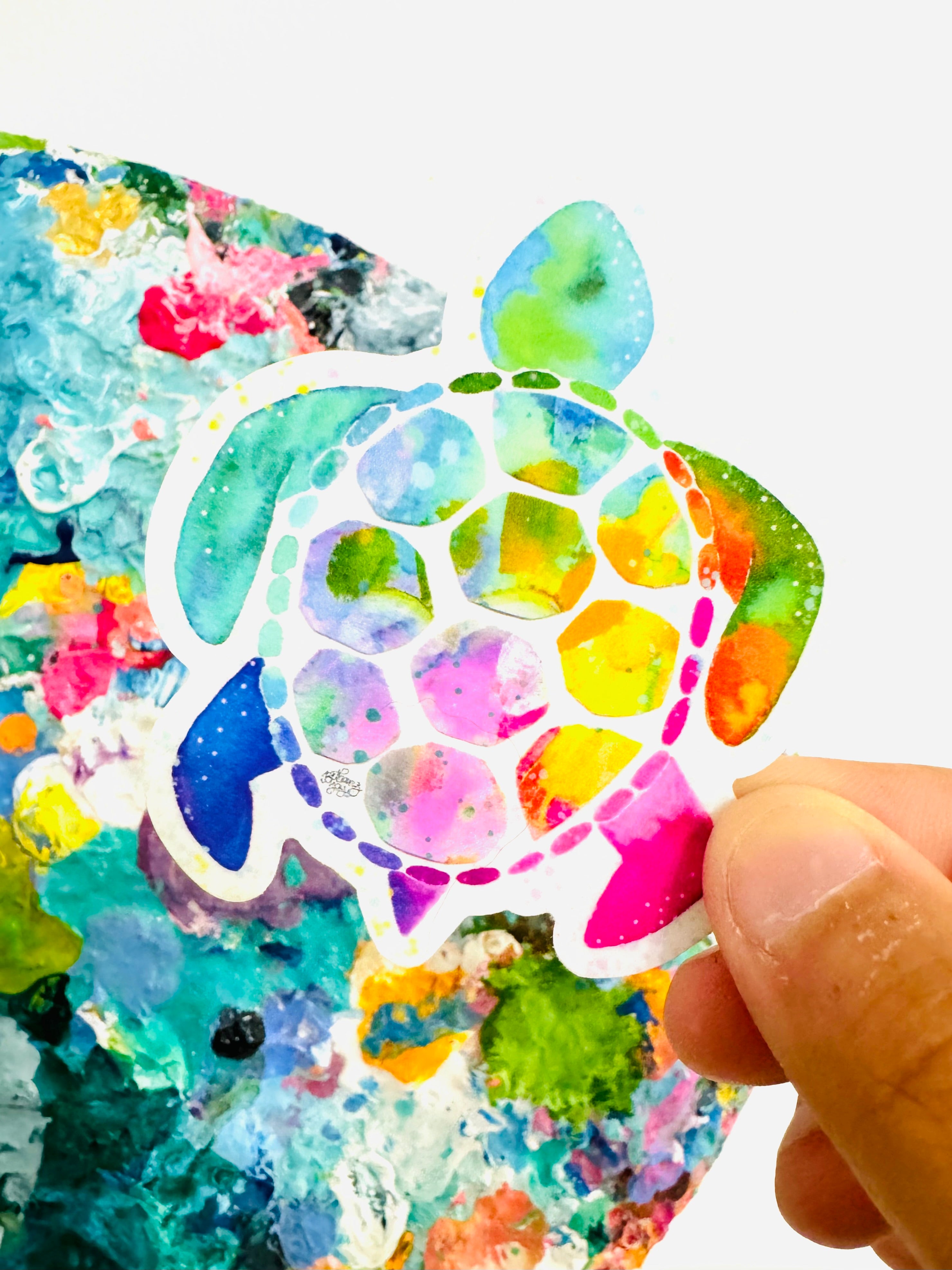 Sea Turtle Vinyl August 2024 Sticker of the Month – Bethany Joy Art