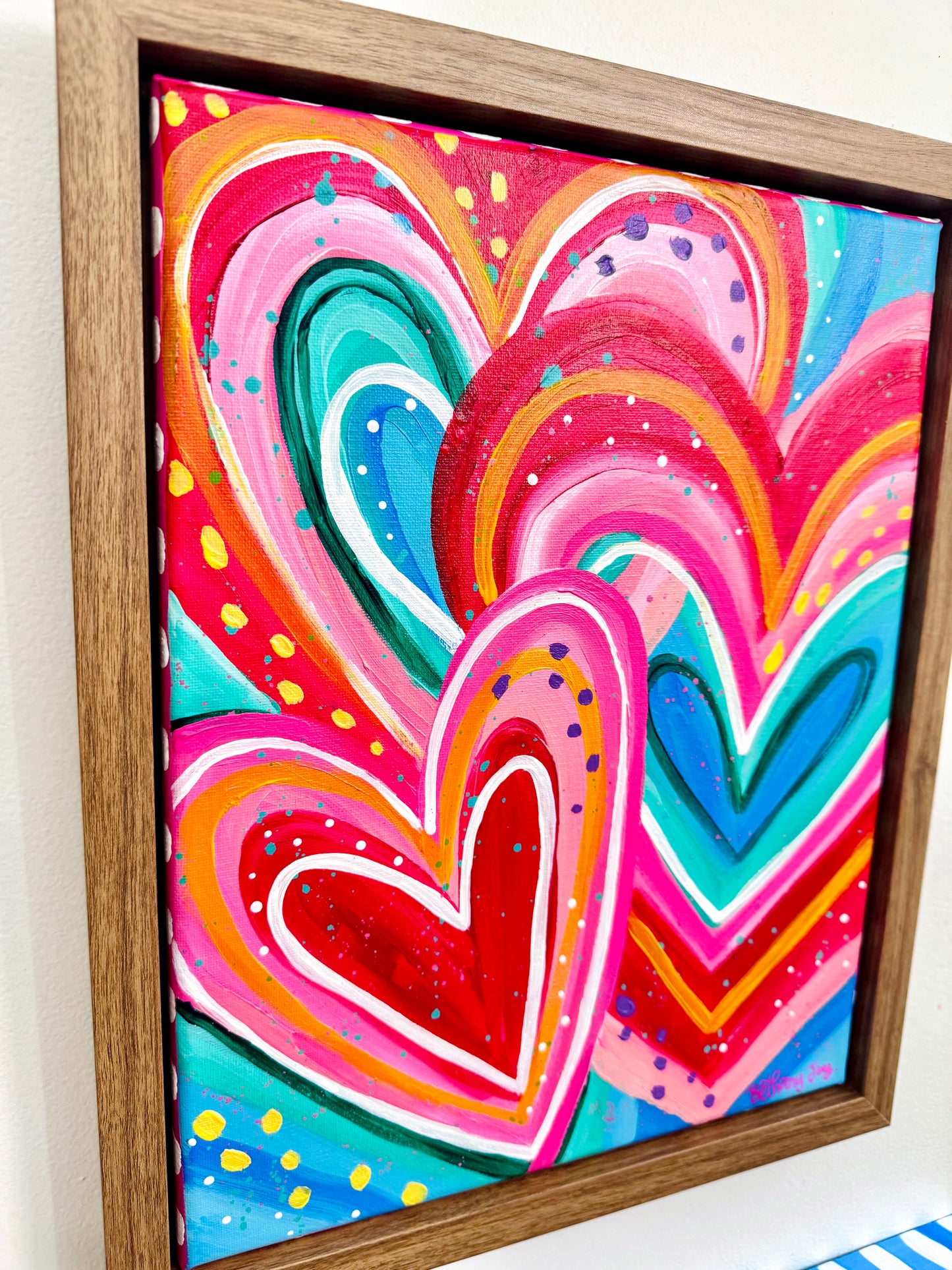 "All the Love" Original Painting #6 of 52 Weeks of Colorful Joy 2026