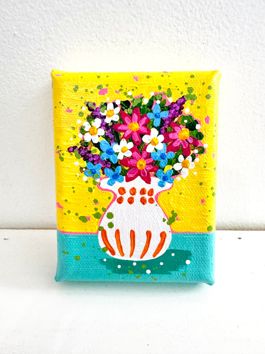 Floral Bouquet Mini Canvas 27