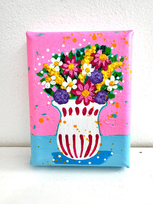Floral Bouquet Mini Canvas 26