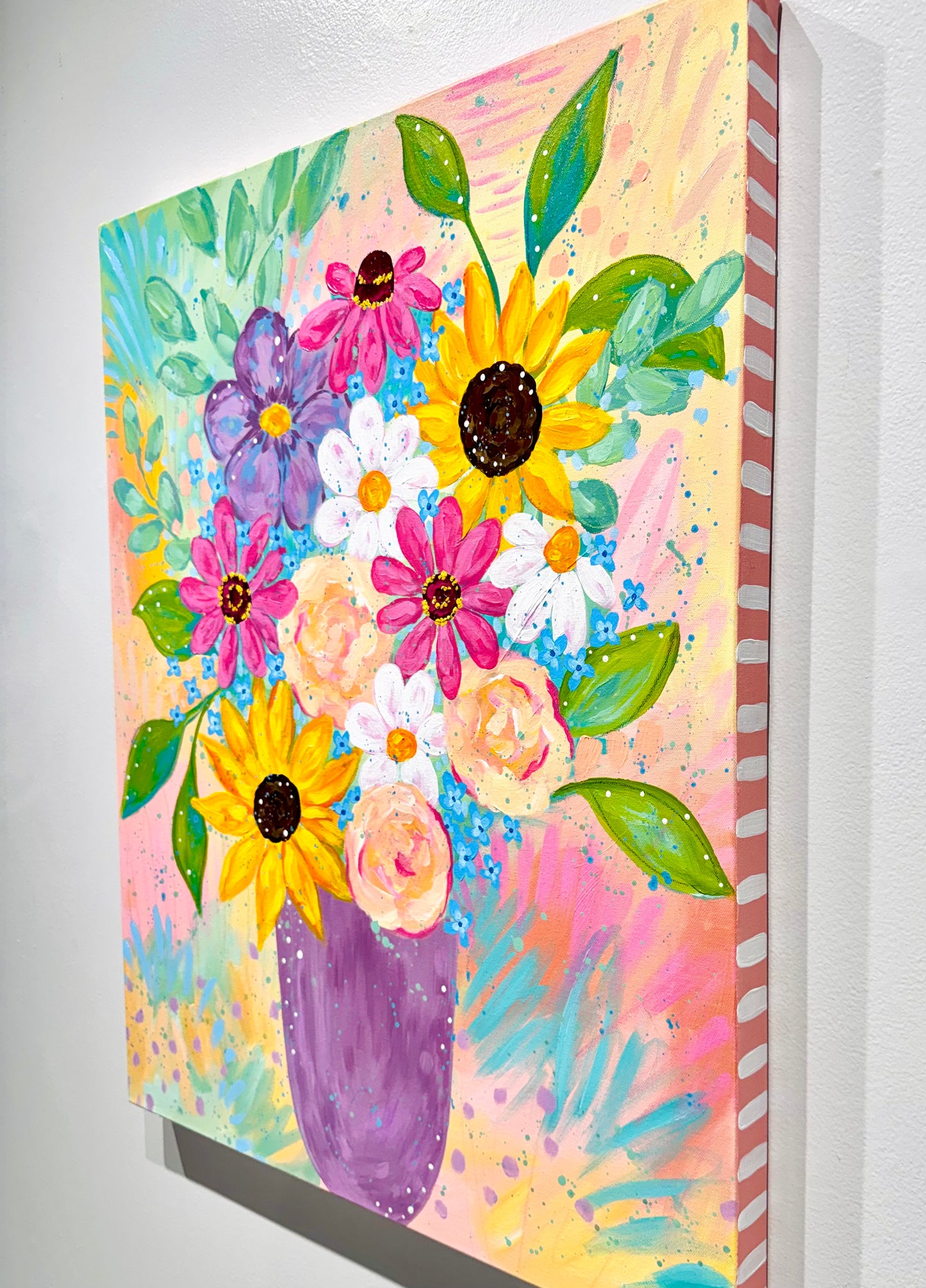 "Where Joy Grows" Original Painting #13 of 52 Weeks of Colorful Joy 2026