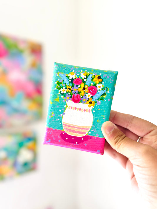 Floral Bouquet Mini Canvas 23