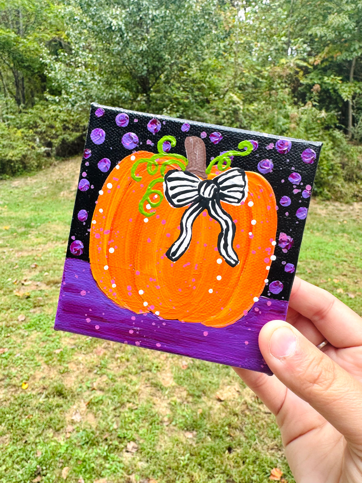 Halloween Pumpkin Canvas 3