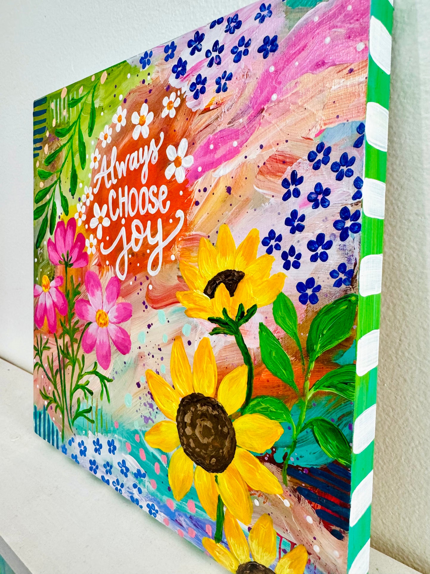 "Always Choose Joy" Original Painting #32 of 52 Weeks of Colorful Joy 2026