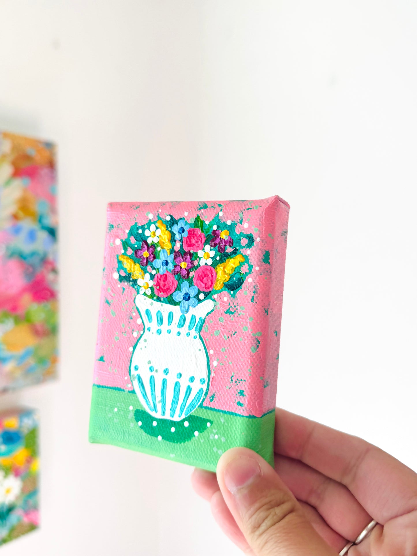 Floral Bouquet Mini Canvas 25