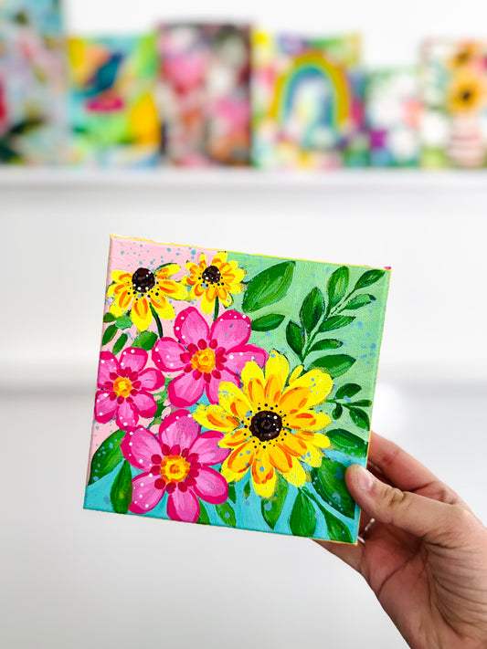 "Spring Always Finds a Way" Original Painting #7 of 52 Weeks of Colorful Joy 2026 - Bethany Joy Art