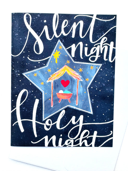 “Silent Night, Holy Night" Card with Envelope