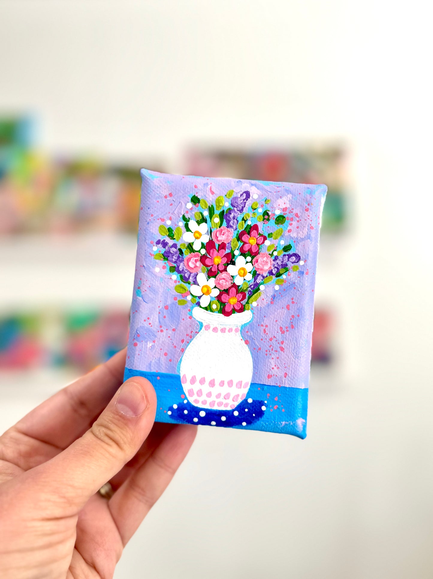 Floral Bouquet Mini Canvas 16