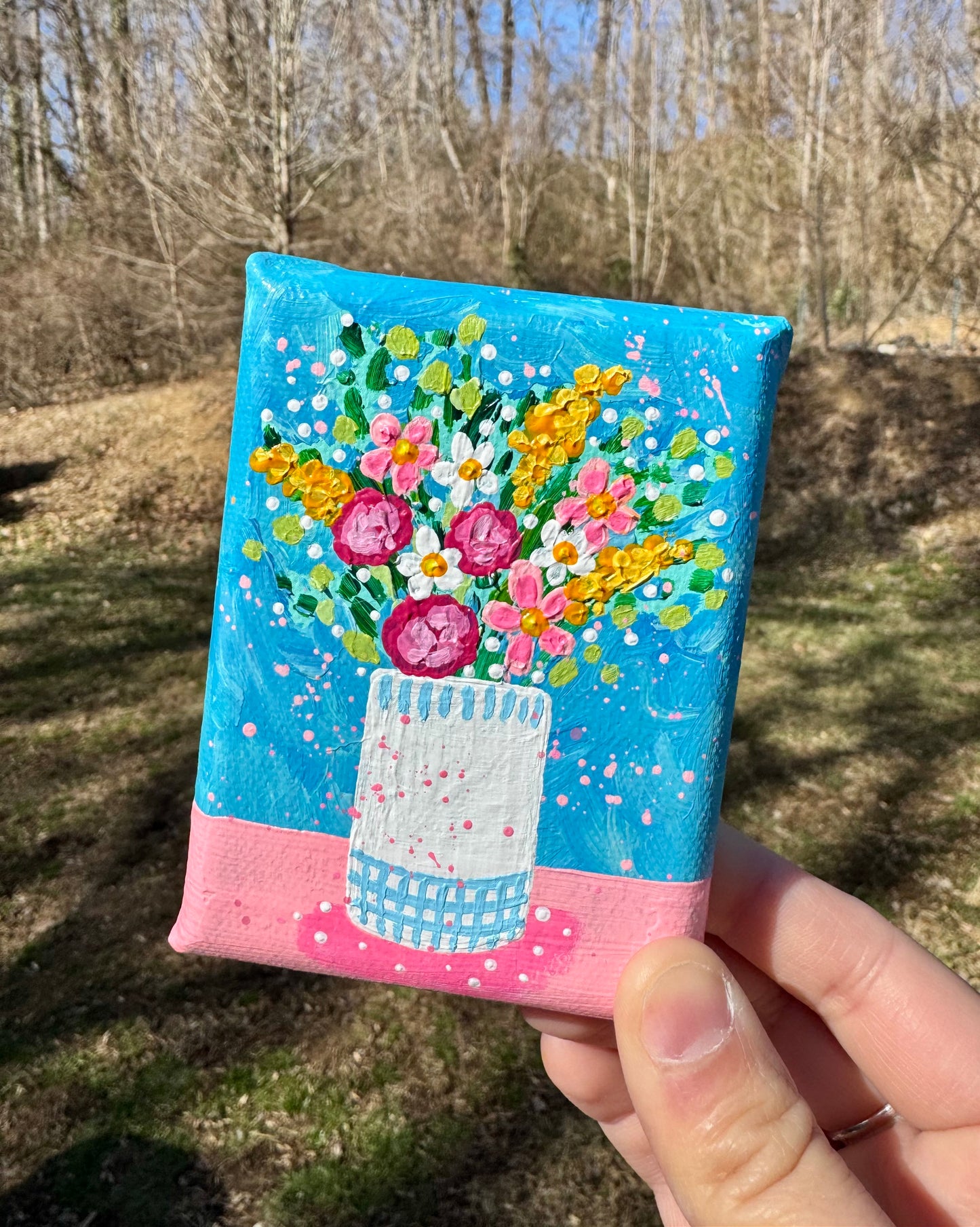 Floral Bouquet Mini Canvas 7