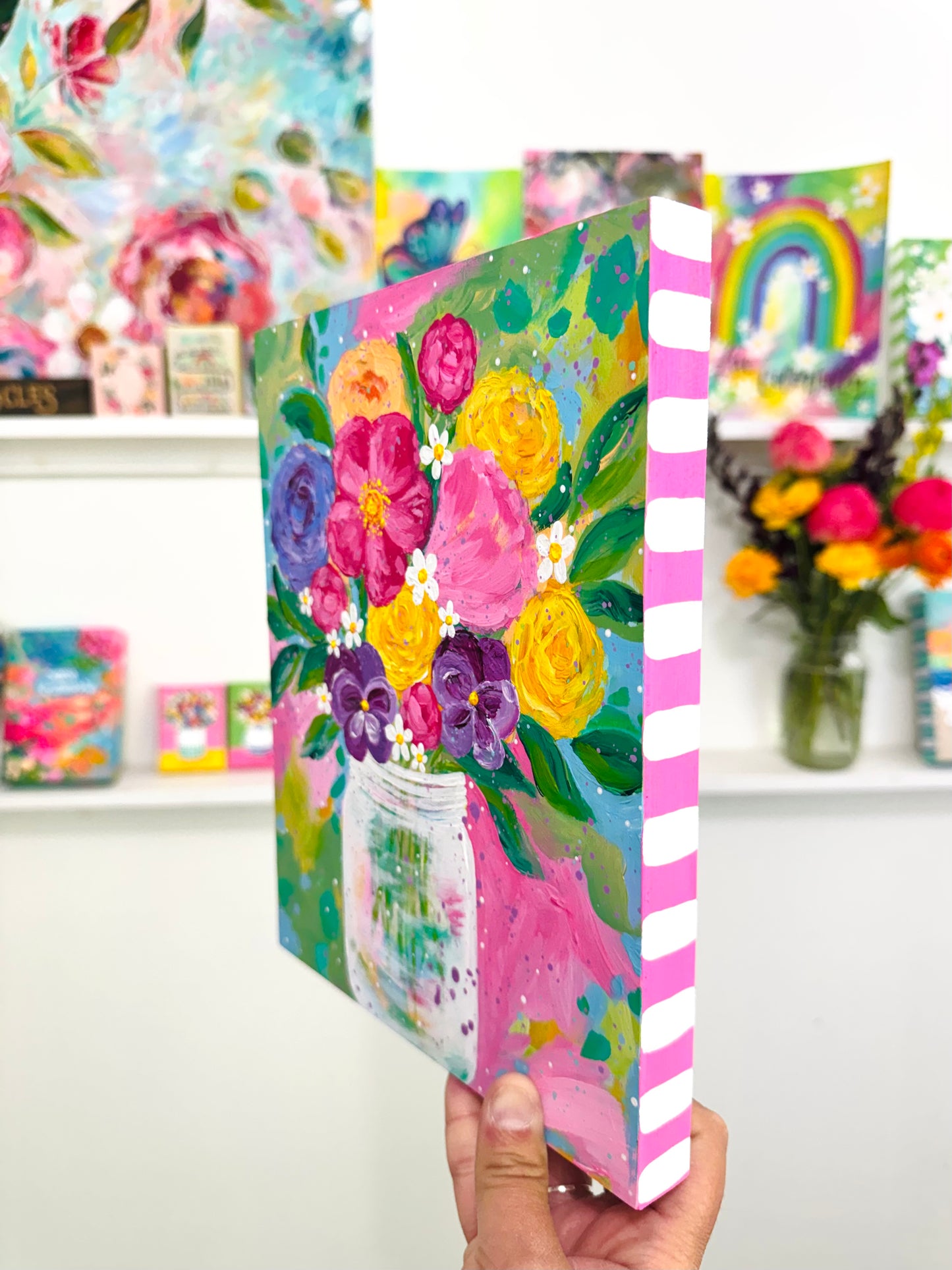 "Freshly Gathered" Original Painting #18 of 52 Weeks of Colorful Joy 2026