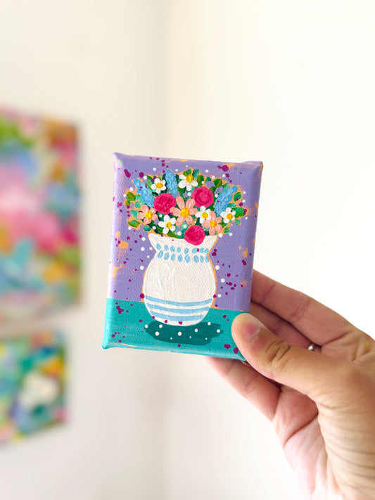 Floral Bouquet Mini Canvas 21