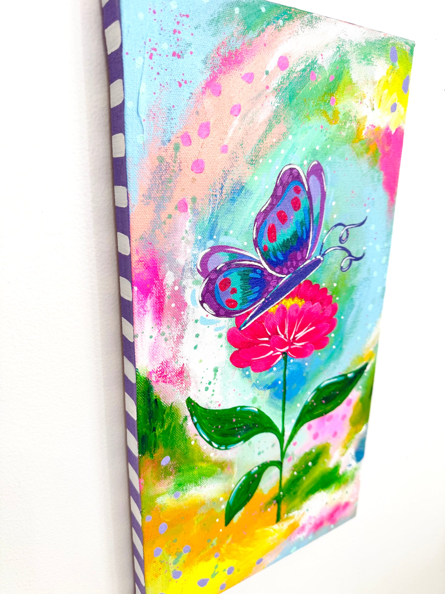 "Butterfly Daydream" Original Painting #12 of 52 Weeks of Colorful Joy 2026