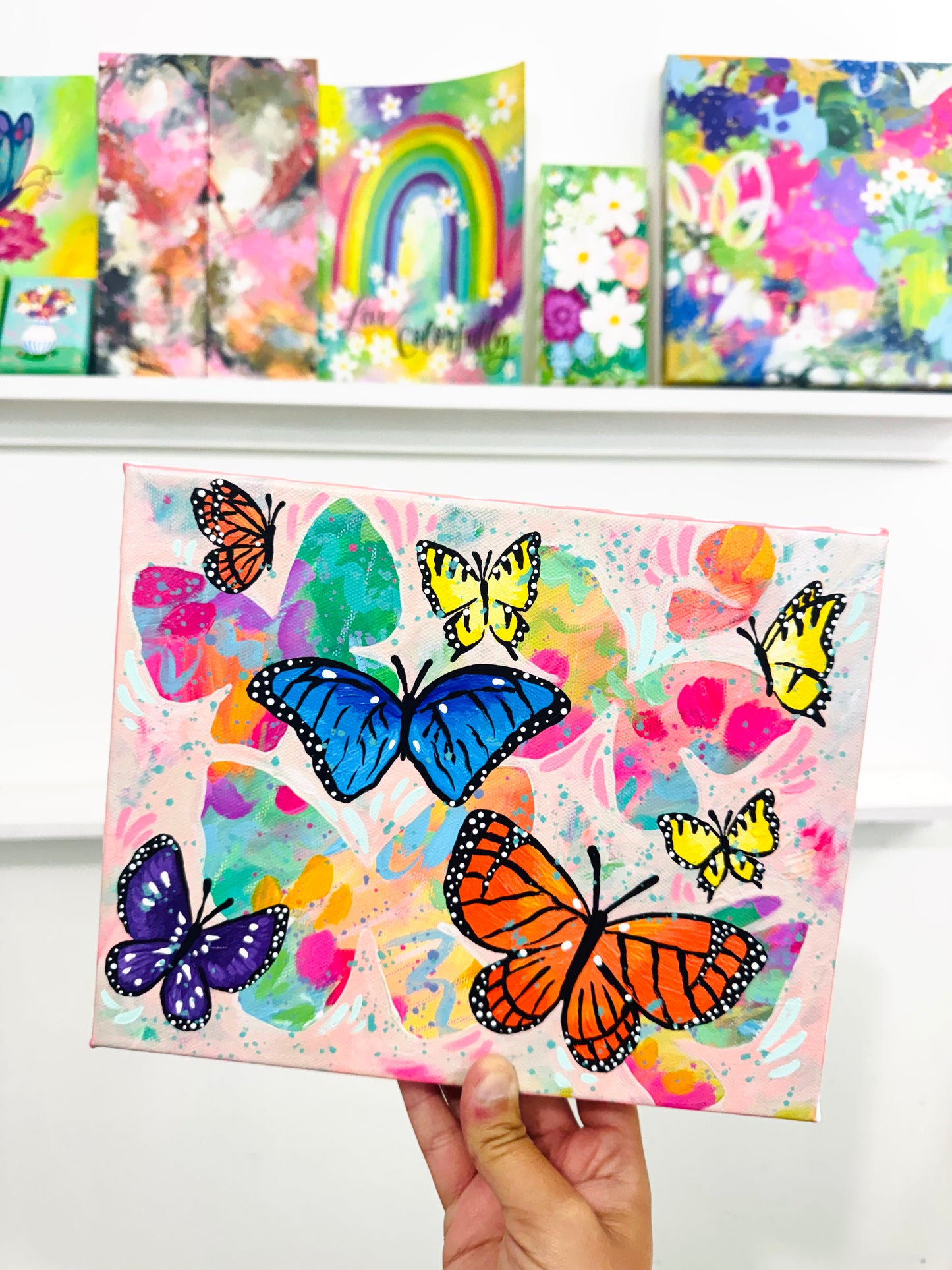 "Butterfly Dreams" Original Painting #35 of 52 Weeks of Colorful Joy 2026