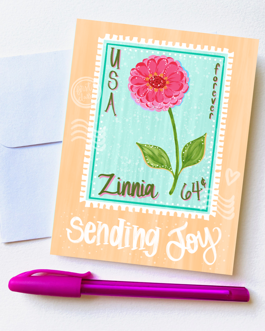 "Sending Joy" Card with Envelope