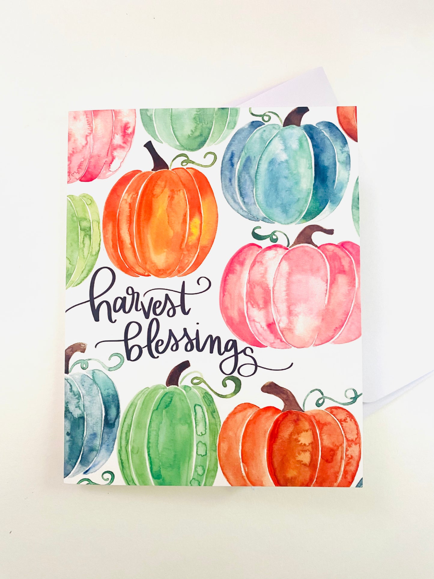 "Harvest Blessings" Card with Envelope